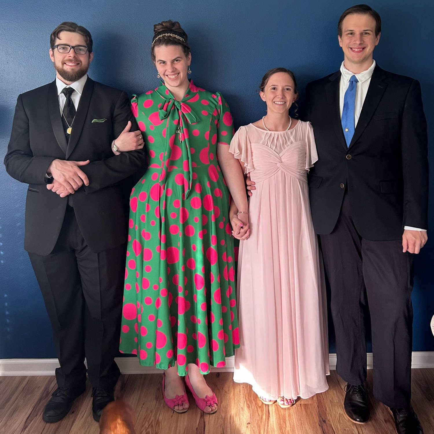 Odie and Marie with John and Janet!
