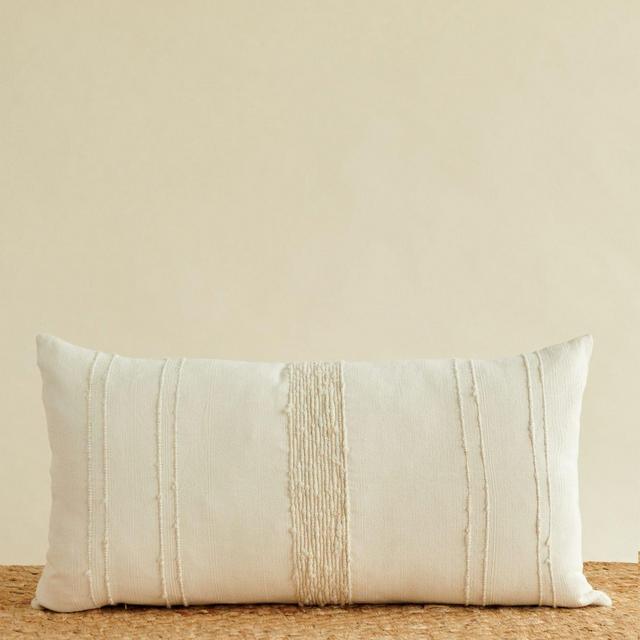 JENNI KAYNE Cotton Stripe Lumbar Pillow