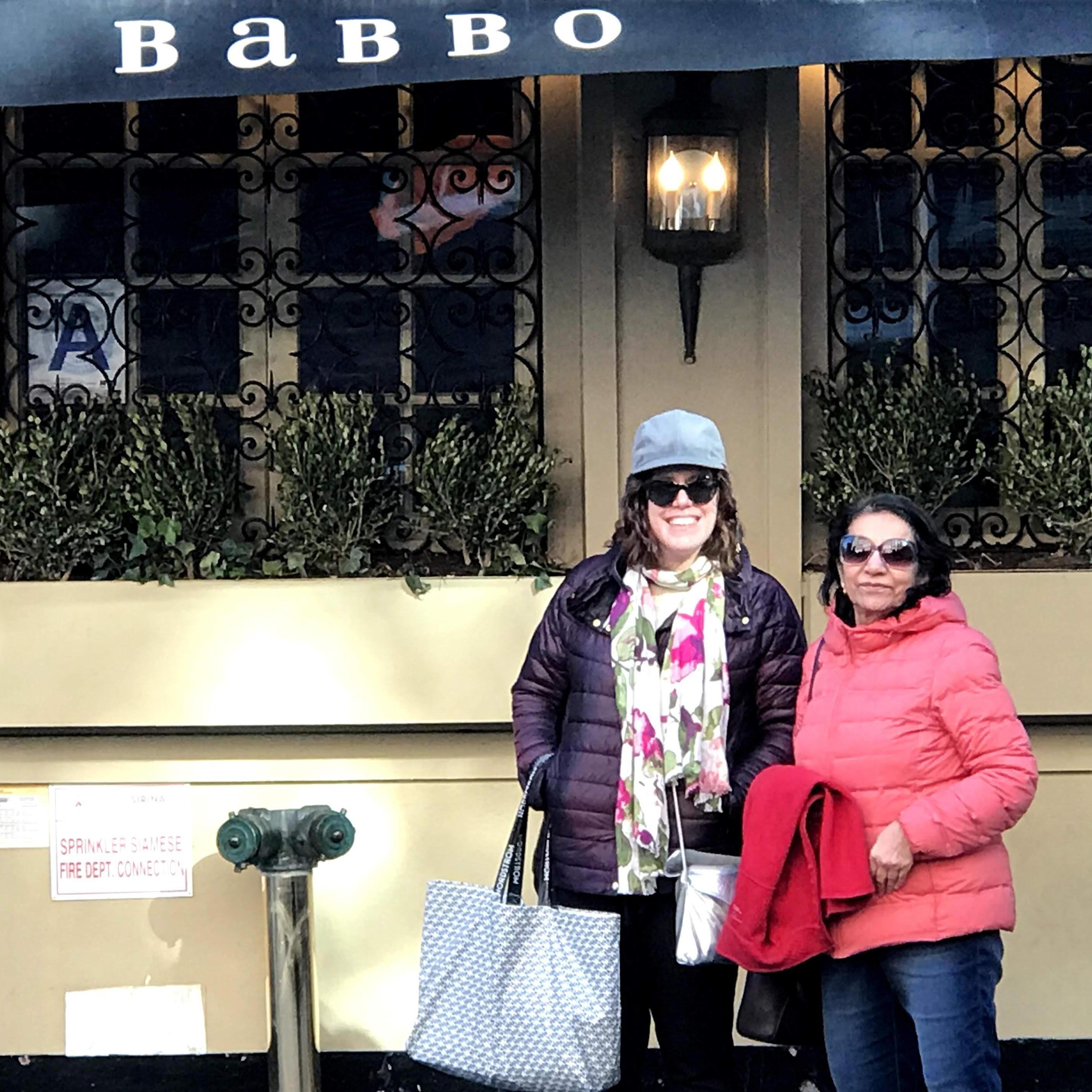 Emma and Mil’s mom, Anita, in NYC