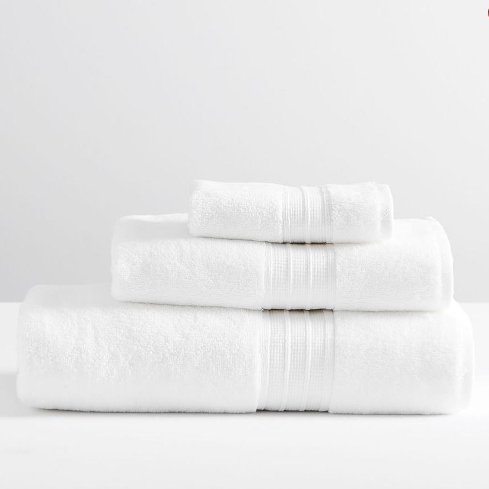 Hydrocotton Organic Quick-Dry Towels Bath Towel White