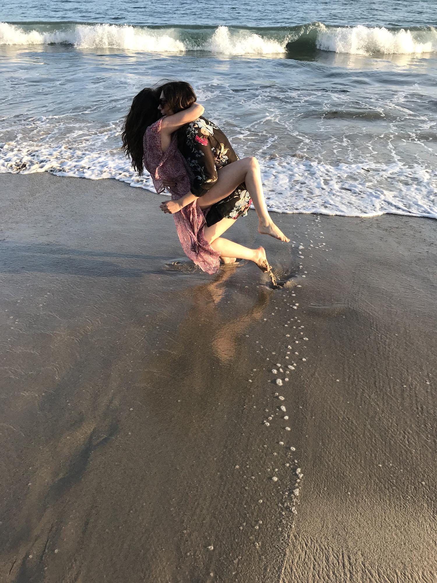 Cecily and bridesmaid Kelli