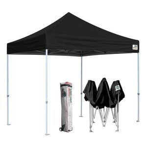 Eurmax 10'x10' Ez Pop Up Canopy Tent Commercial Instant Shelter with Heavy Duty Roller Bag