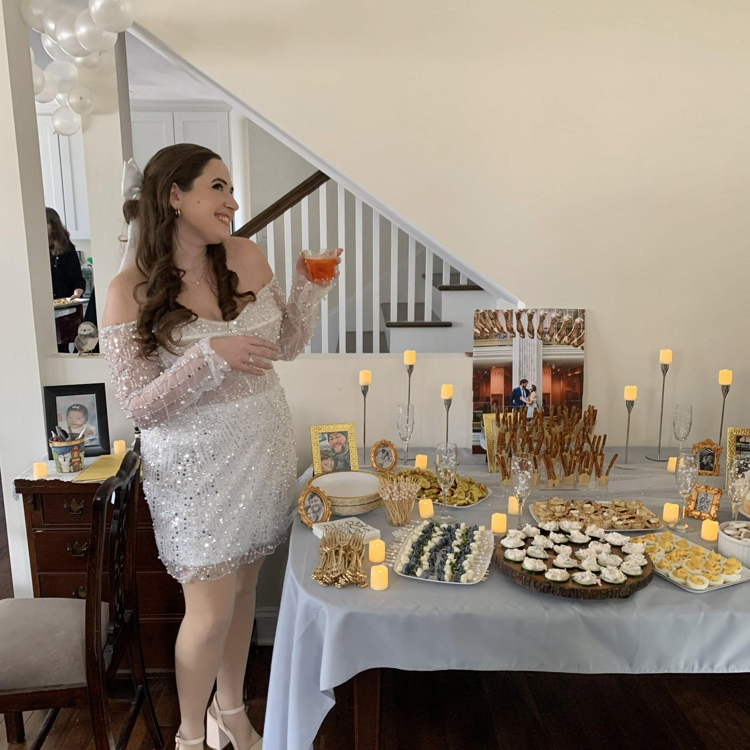 Grace's reaction to her Snow in Love bridal shower!