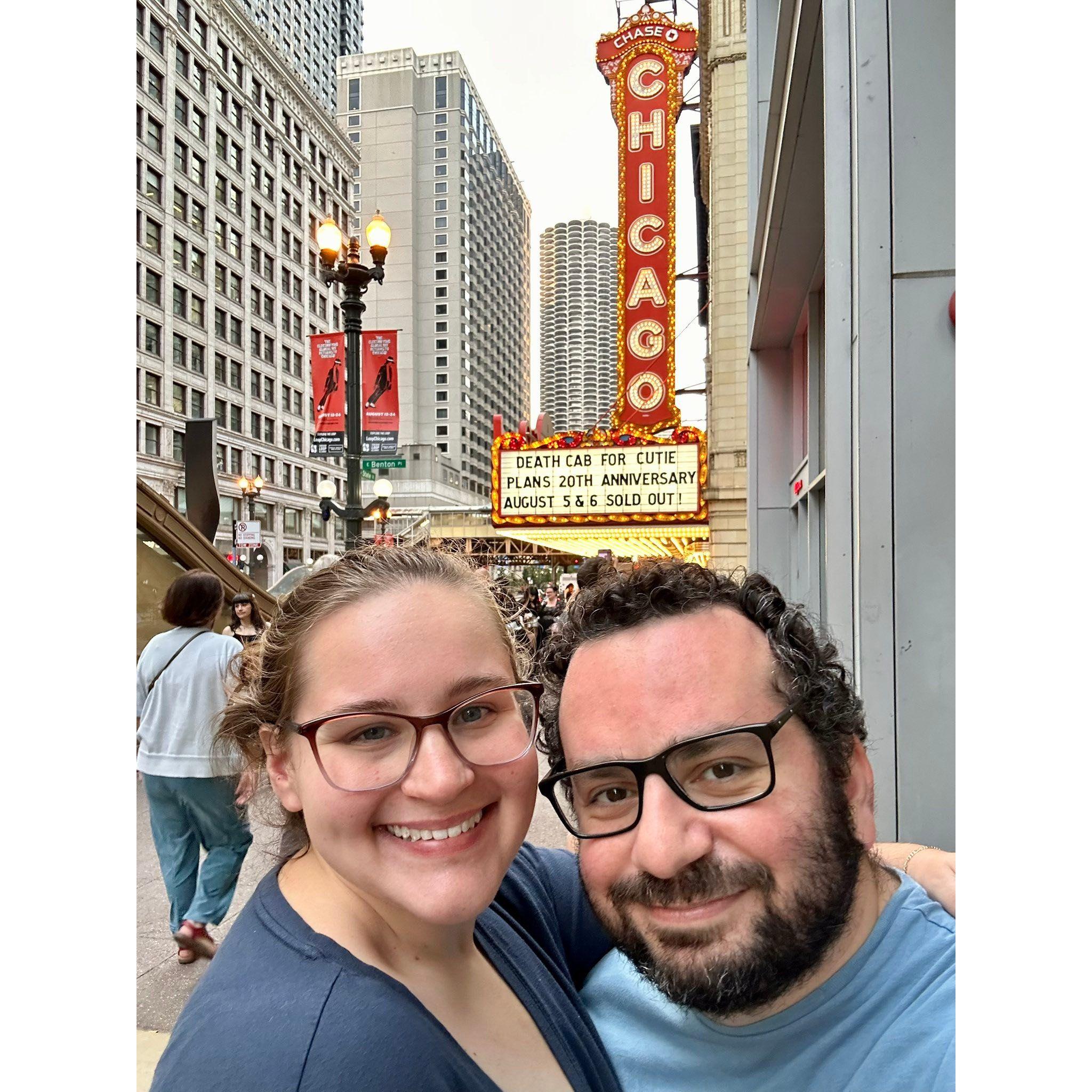 One of many summer concerts we saw together