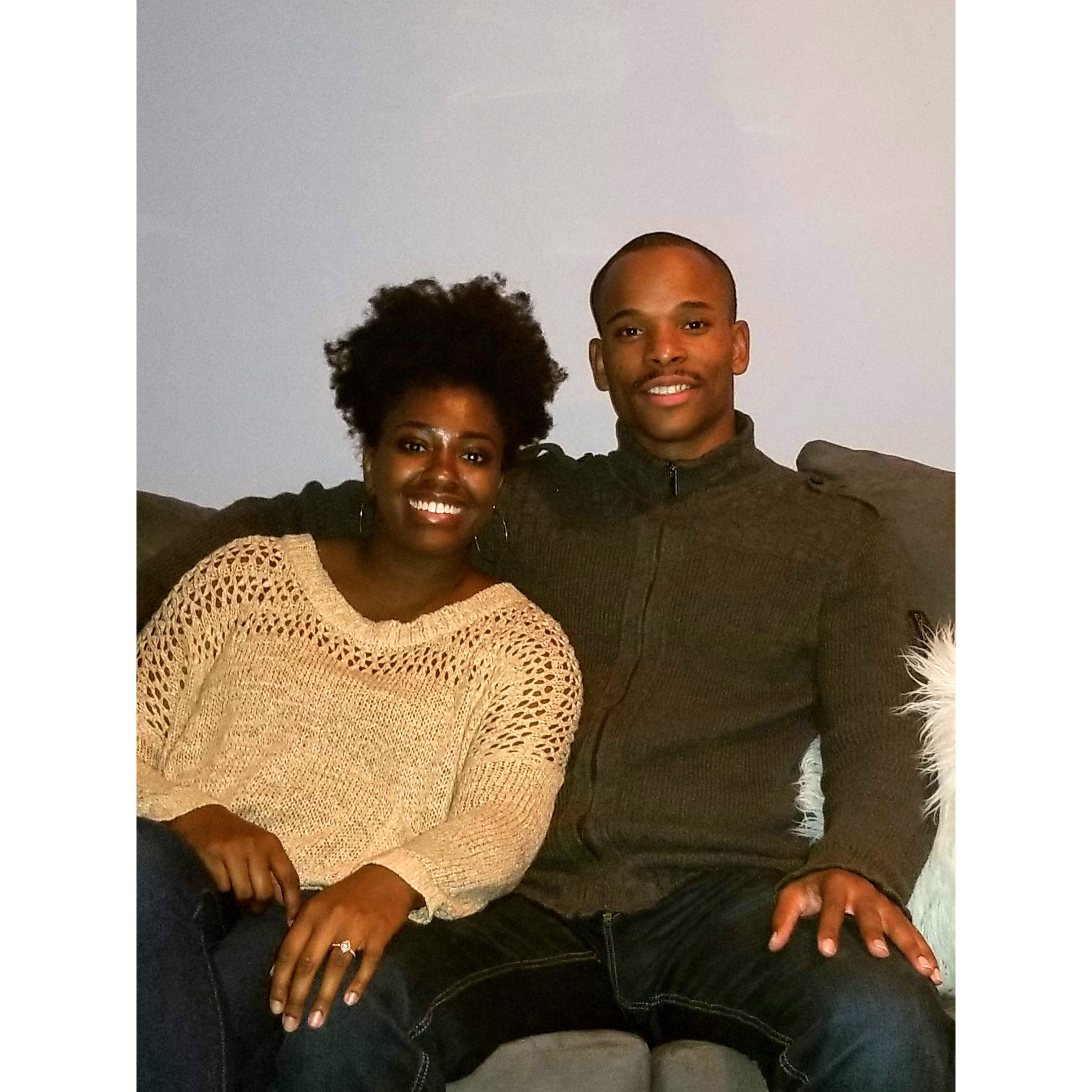 October 21, 2018. The day we got engaged!