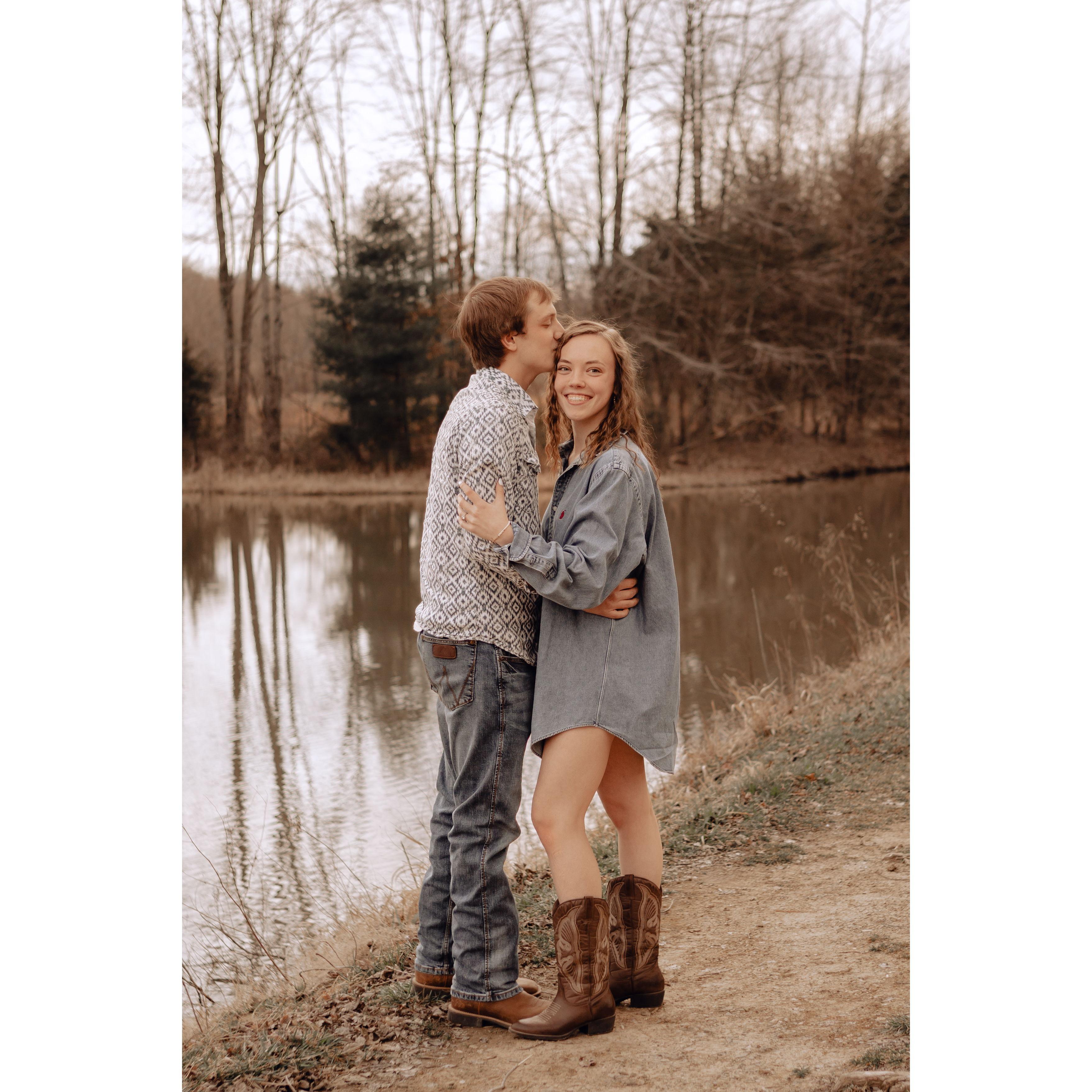 This is the exact place where Brandon proposed!