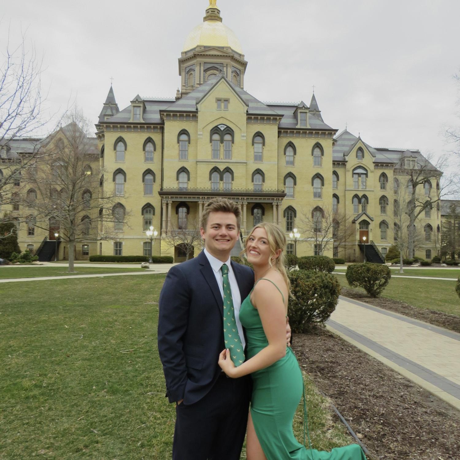 Dome dance at Notre Dame!