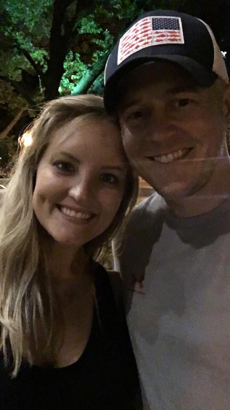 One of our first pictures together! Brooke invited Greg on a river trip within about two weeks of dating. When you know, you know.