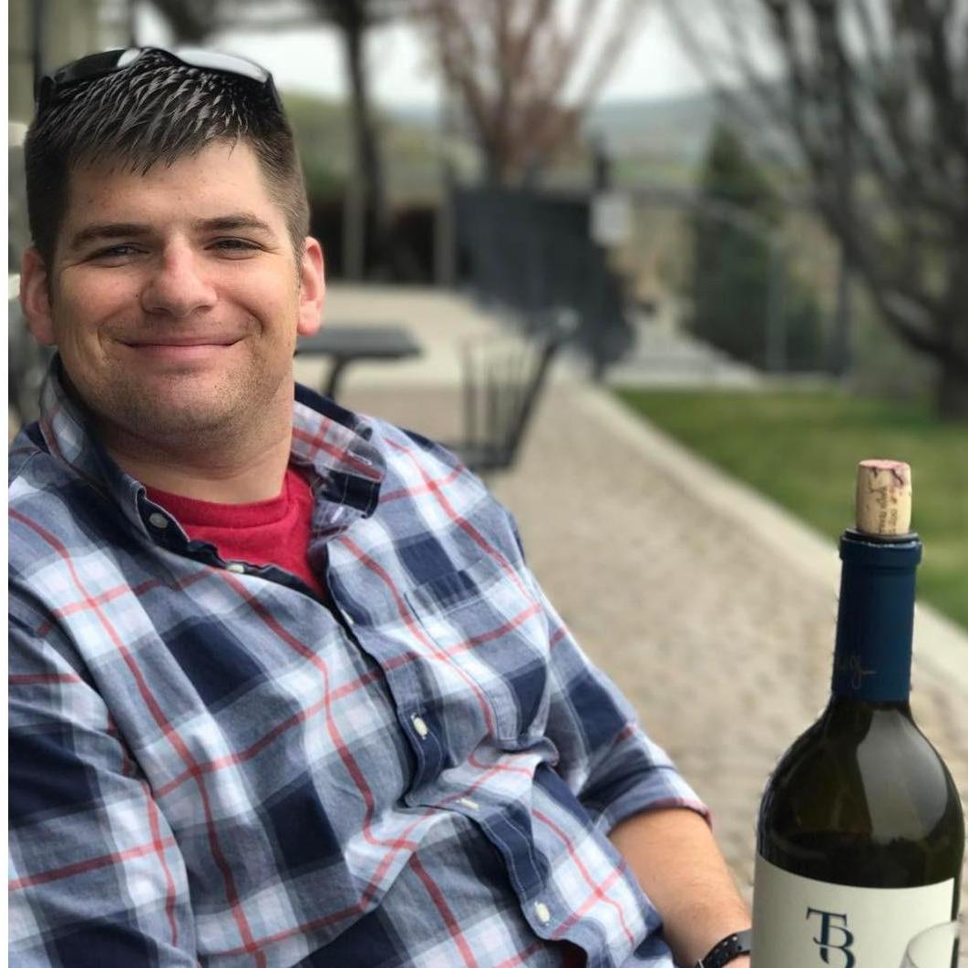 Our first anniversary wine-tasting in Walla Walla