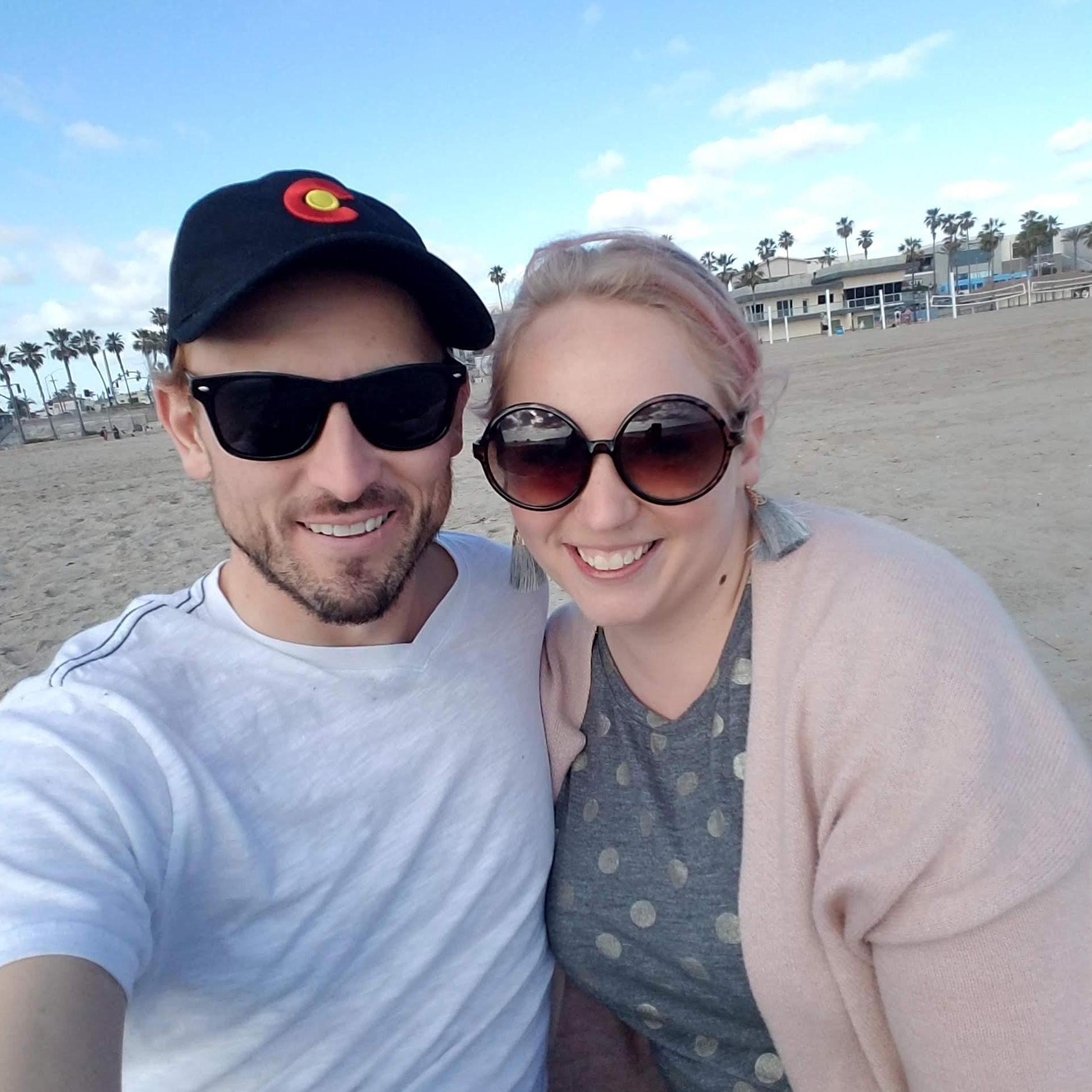 Huntington Beach. The first picture @krystagustafon posted publically. Making it "Instagram Official"