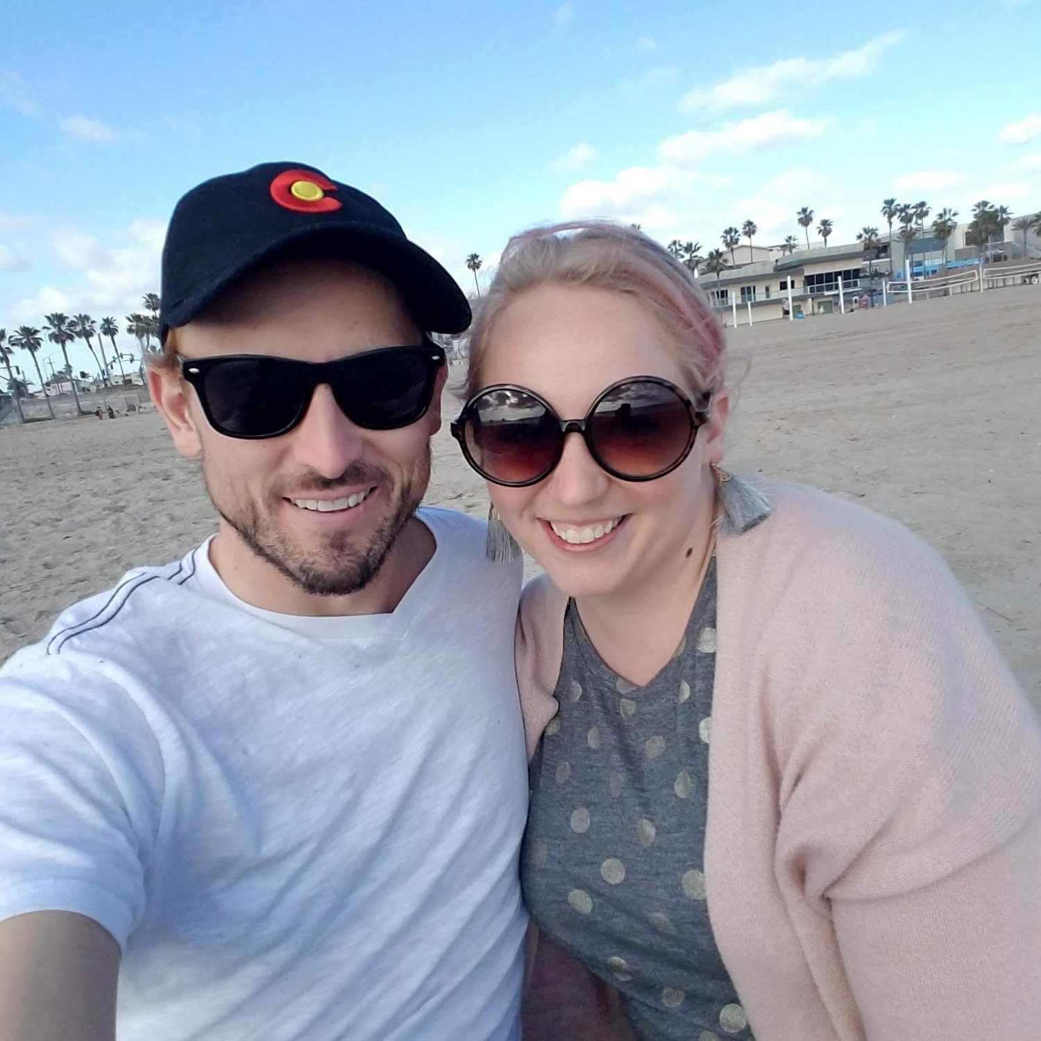 Huntington Beach. The first picture @krystagustafon posted publically. Making it "Instagram Official"