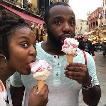 Gotta love ice cream in Italy...the greed is real...