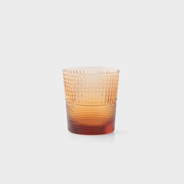 Textured Lowball Glass