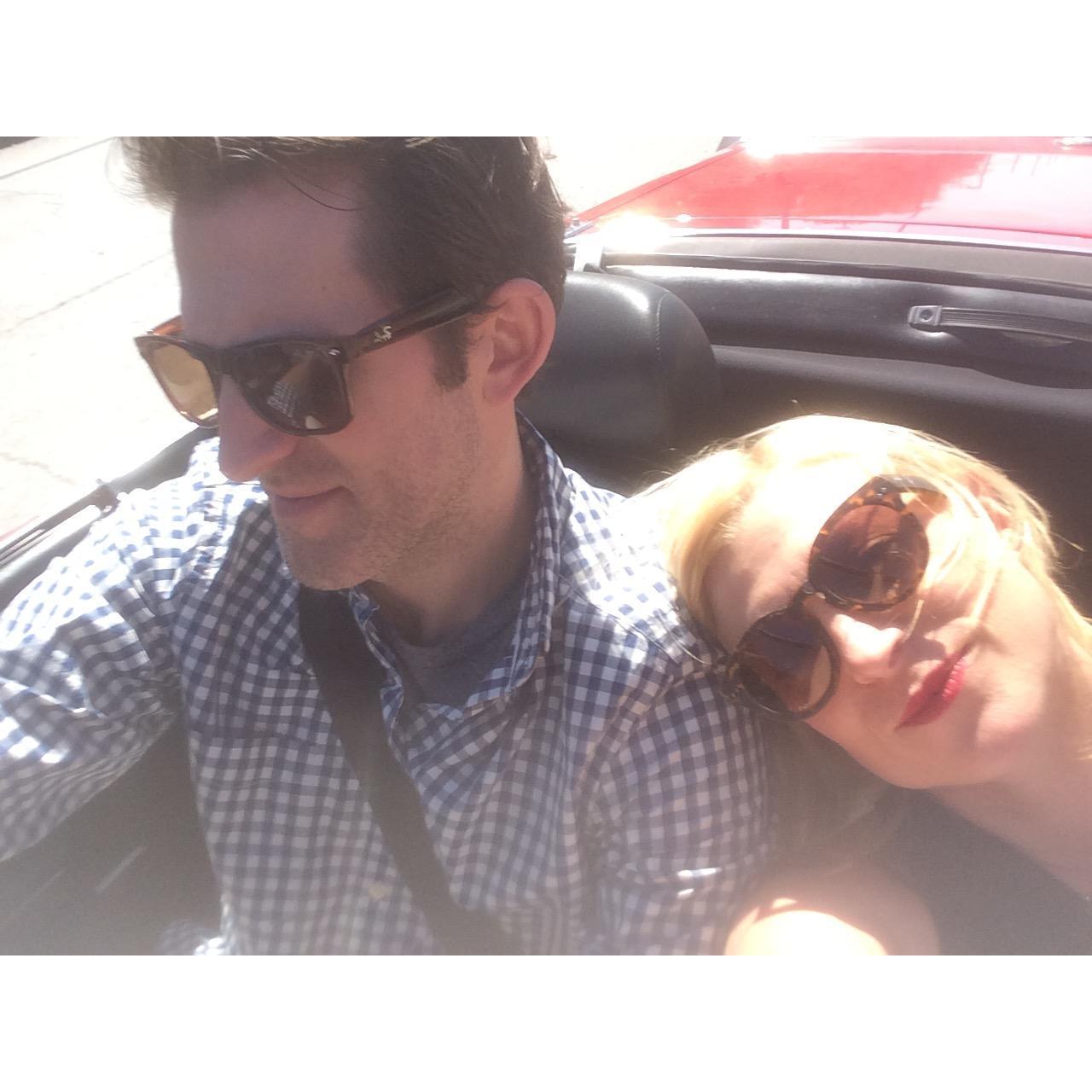 Cruisin in the Alfa Romeo!
