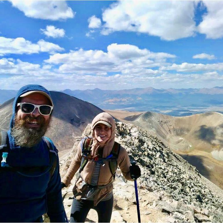 Our first 14,000ft peak. Mt. Sherman, CO // 2018