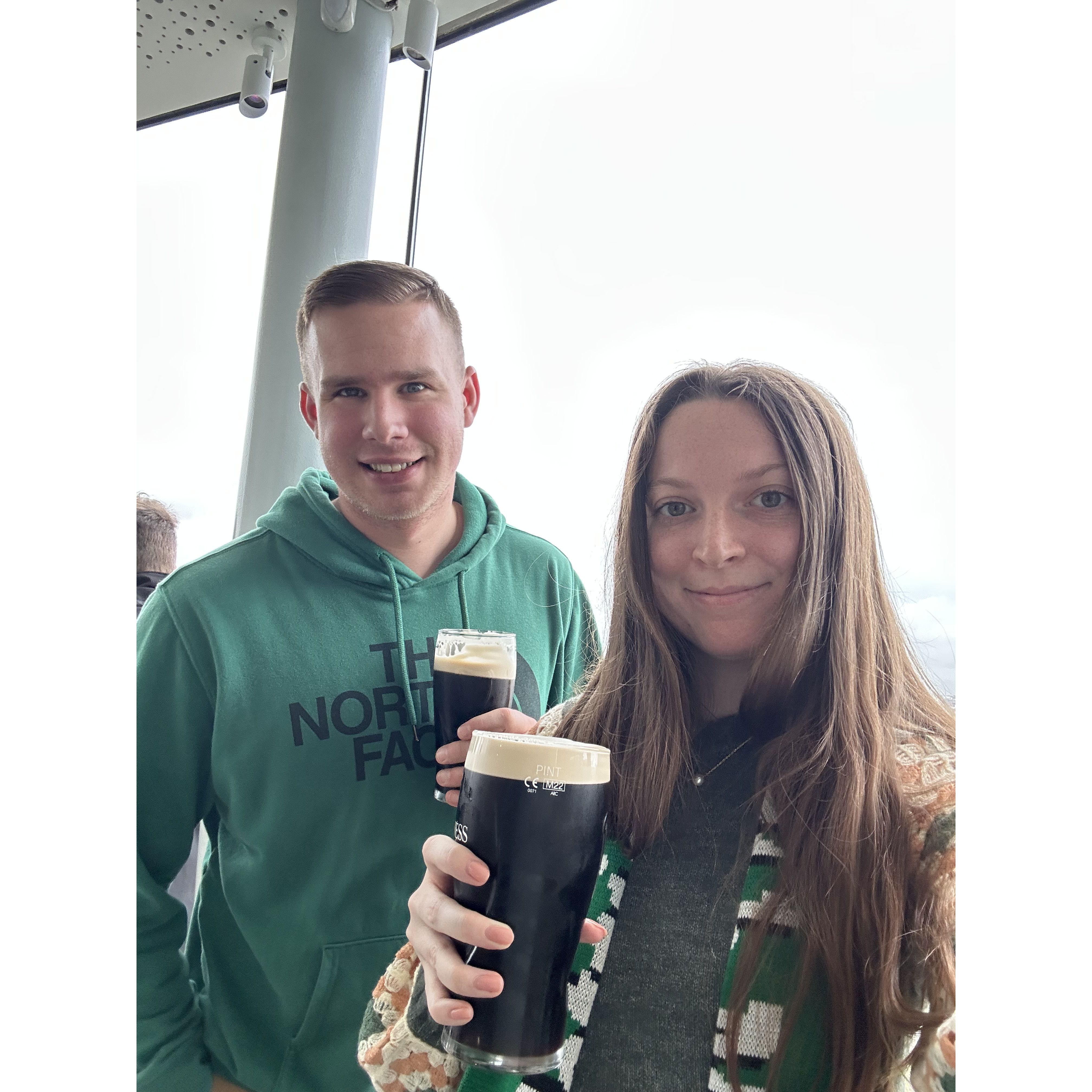 The Guinness Factory, Dublin Ireland, on St. Patricks Day 2023