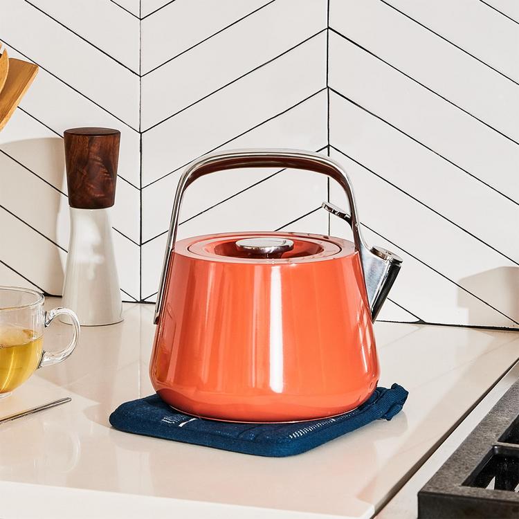 Caraway Whistling Tea Kettle Gray