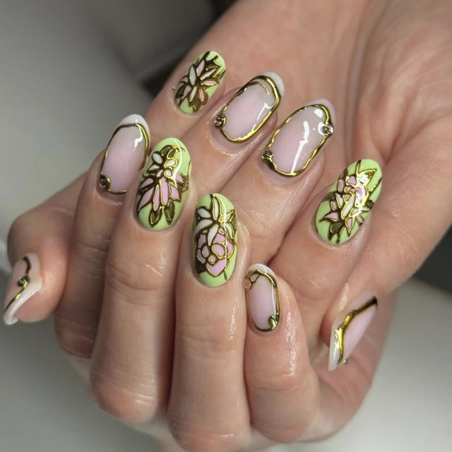 Wedding Day Nails