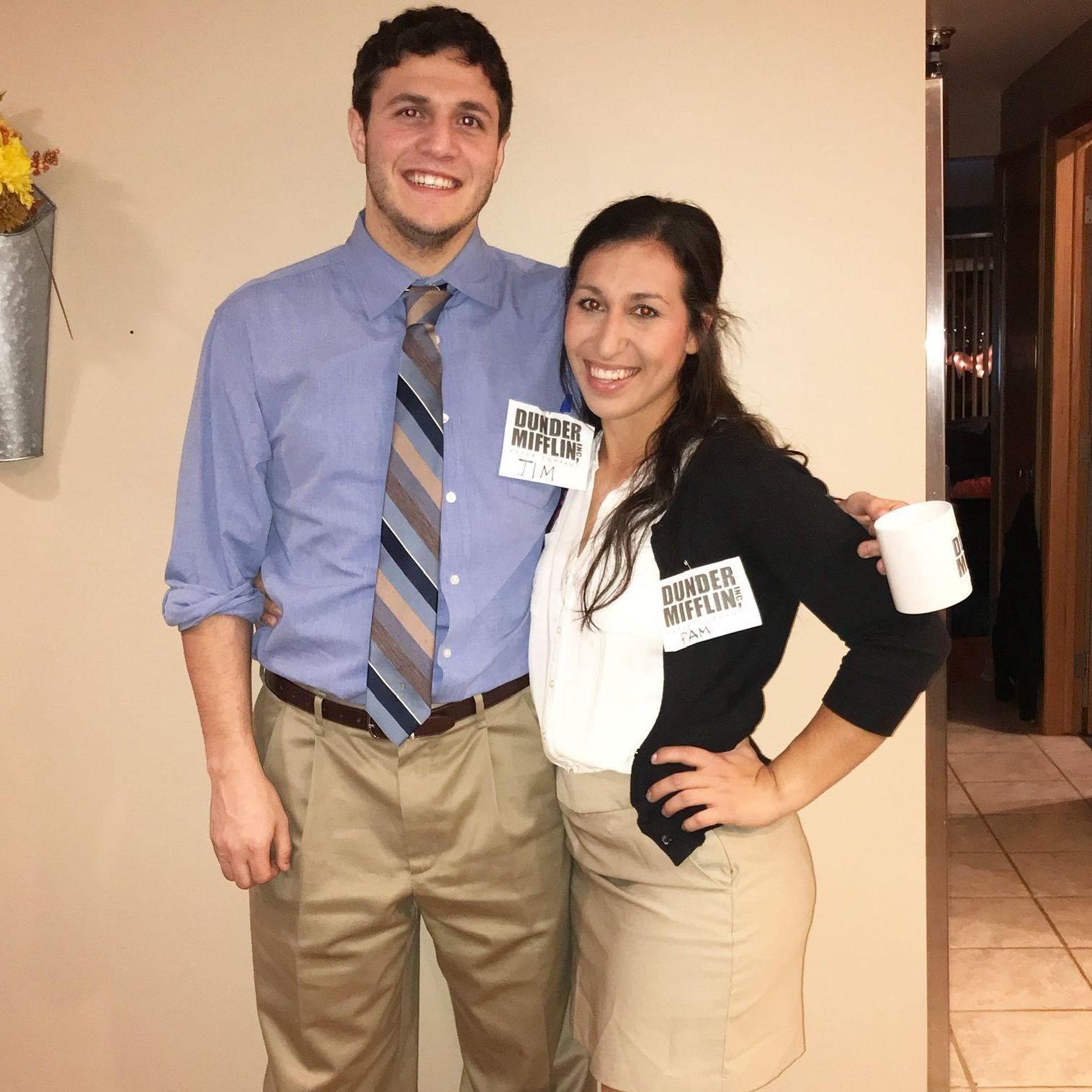 Jim & Pam Halloween from one of our fav TV shows