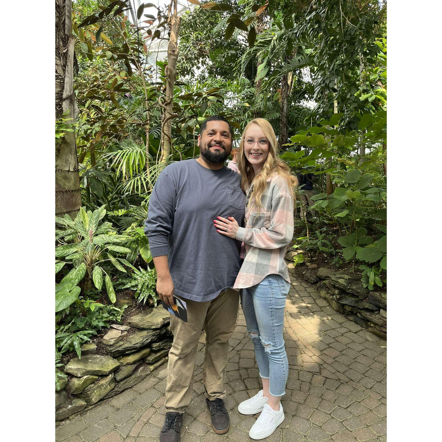 Our first photo together - Frederick Meijer Gardens 2023