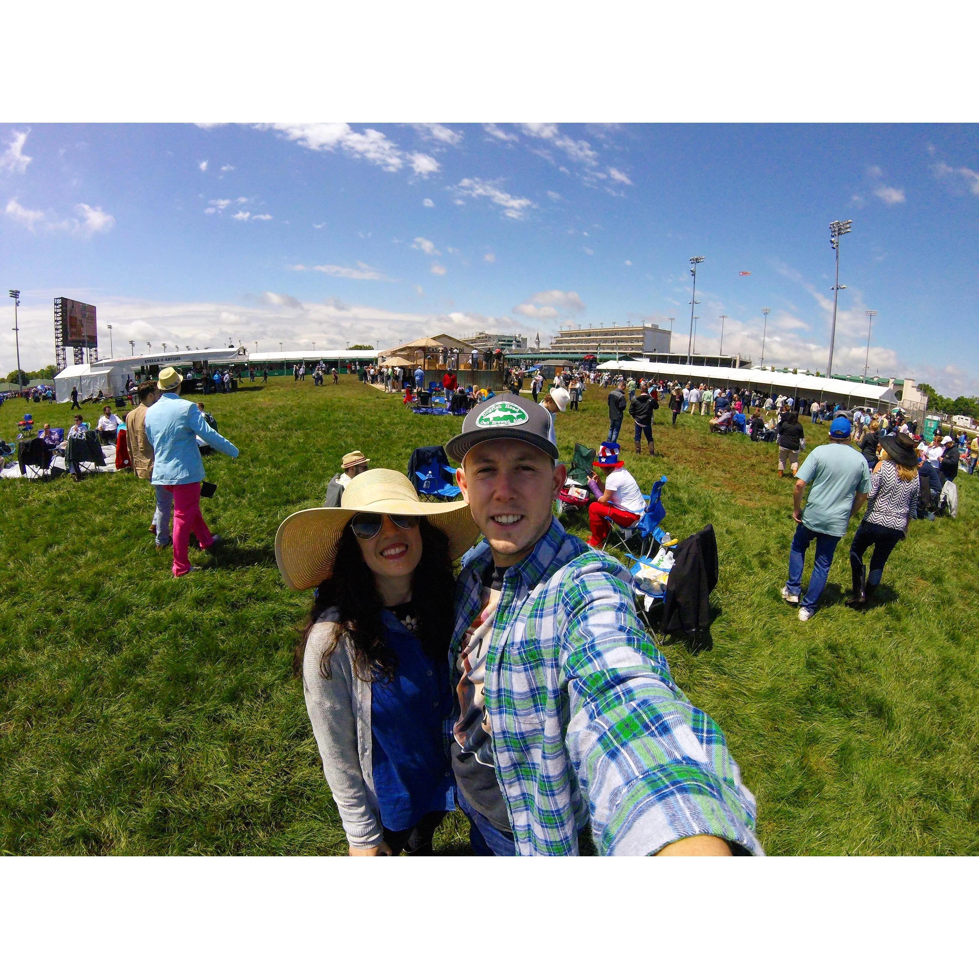 Donielle and Tyler at the Kentucky Derby