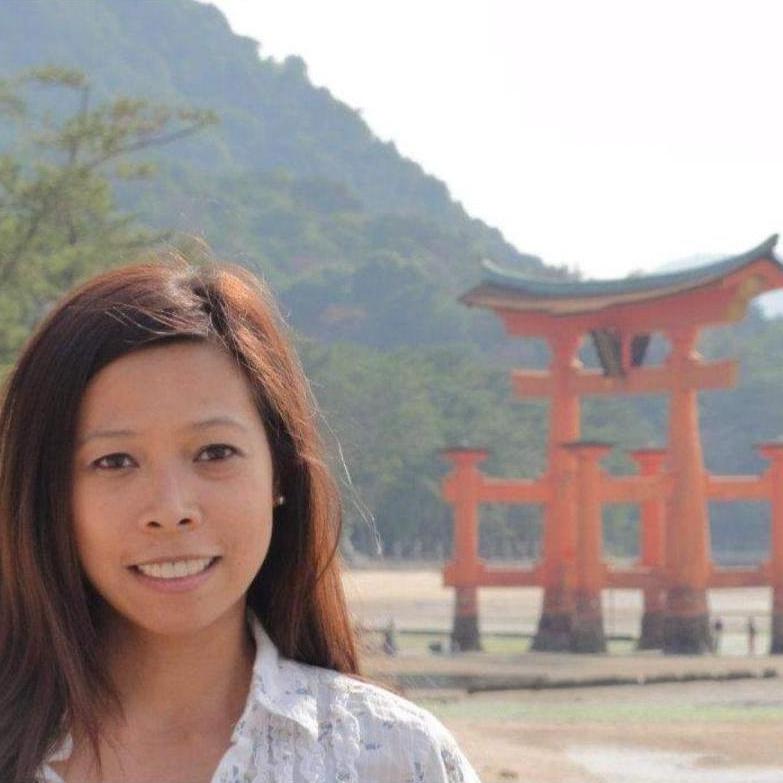 Miyajima Shrine during low tide. Japan 2012.