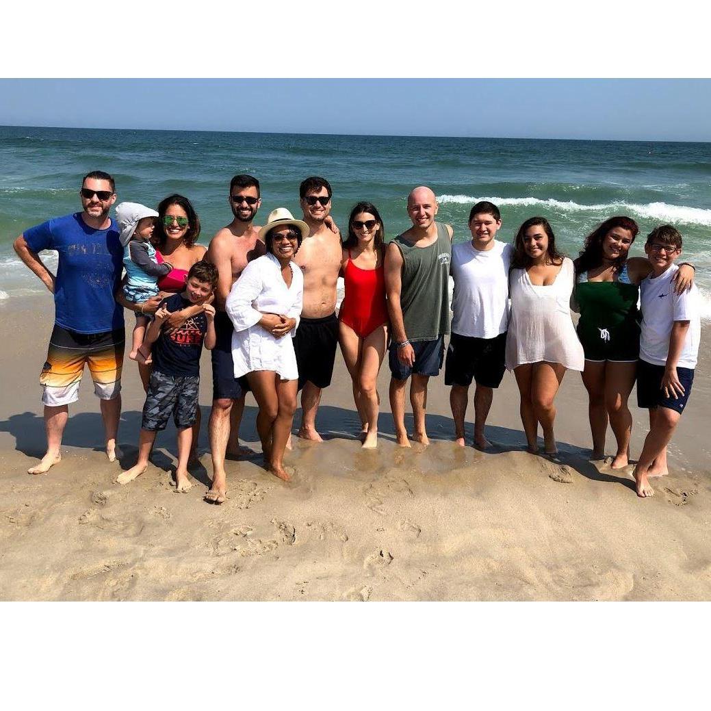 Family beach day