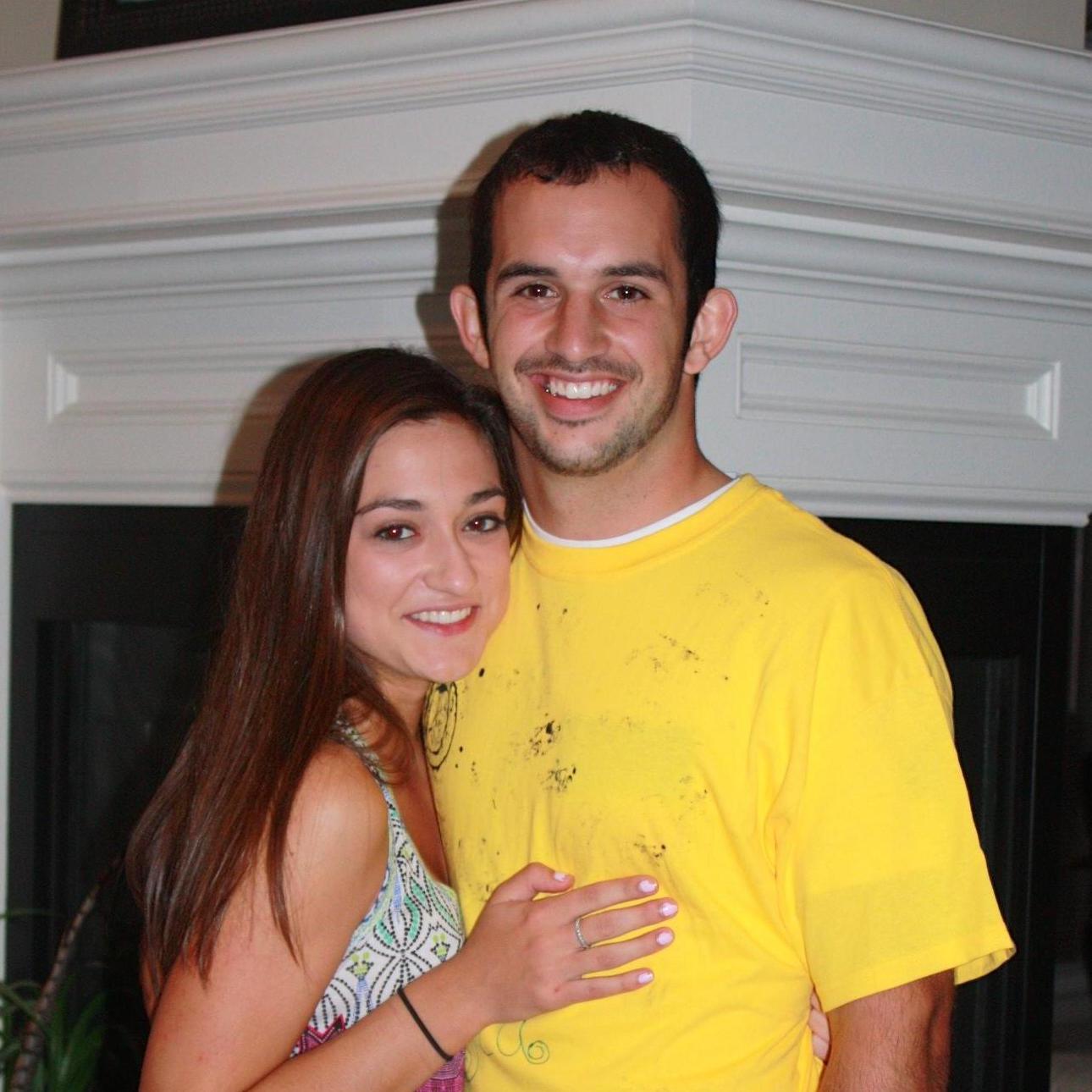 with Braylin's help, Jacob surprised me at home for my birthday during our freshman year of college