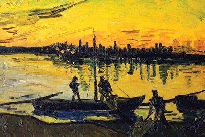 The Stevedores in Arles, 1888 - Canvas Print