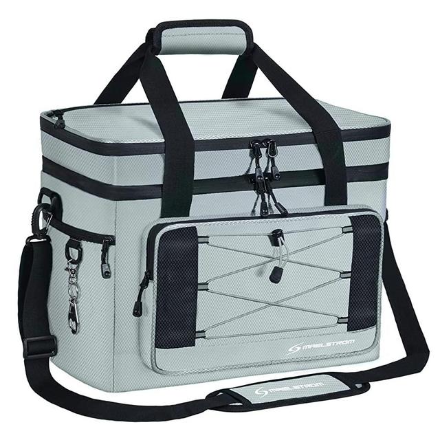 Maelstrom Ice Hollow Collapsible Soft Sided Cooler - 60/75 Cans Extra Large Insulated Leakproof Cooler Bag, Portable for Grocery Shopping, Camping, Tailgating and Road Trips