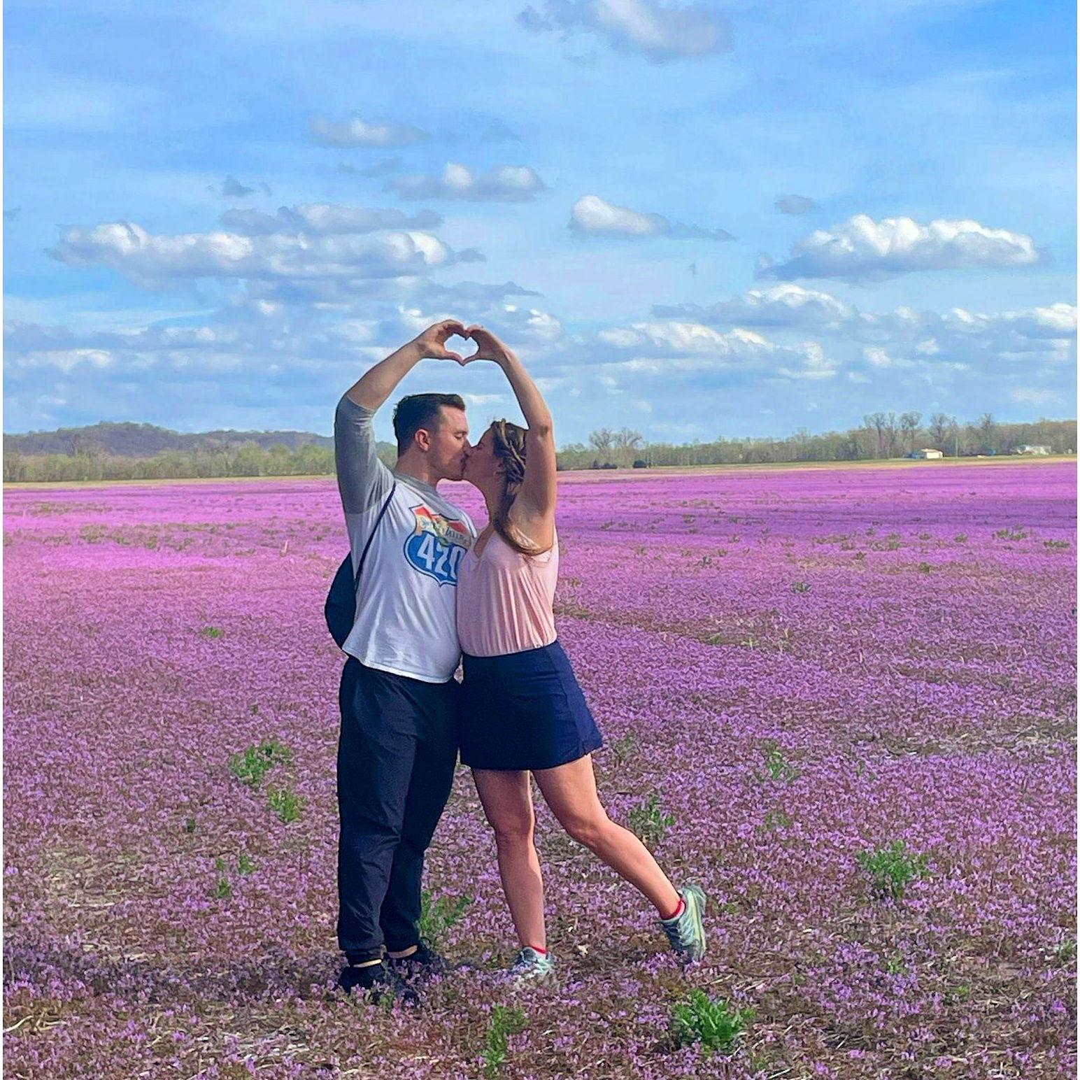 Biking the Katy Trail near Columbia, Mo. We love our CoMo friends.