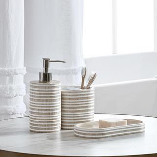 Stripe 3-Piece Bath Set