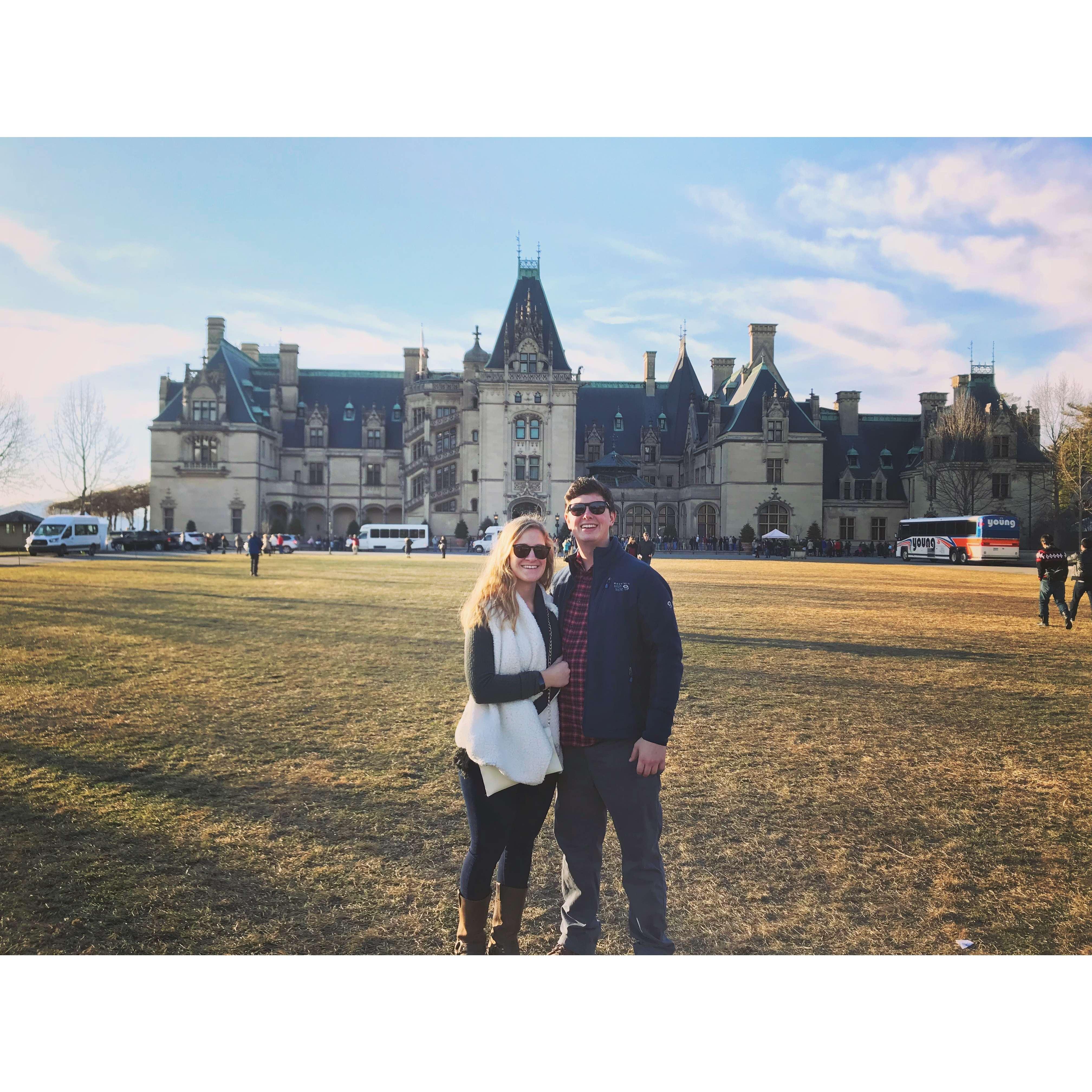 trip to Ashville, NC with pat's family