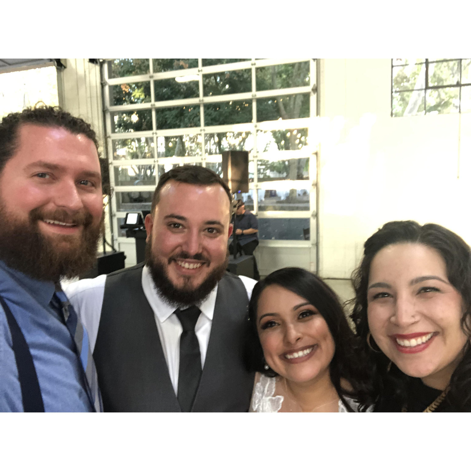 Attending Victoria's cousin's wedding. The first time He met all Victoria's family...at once!