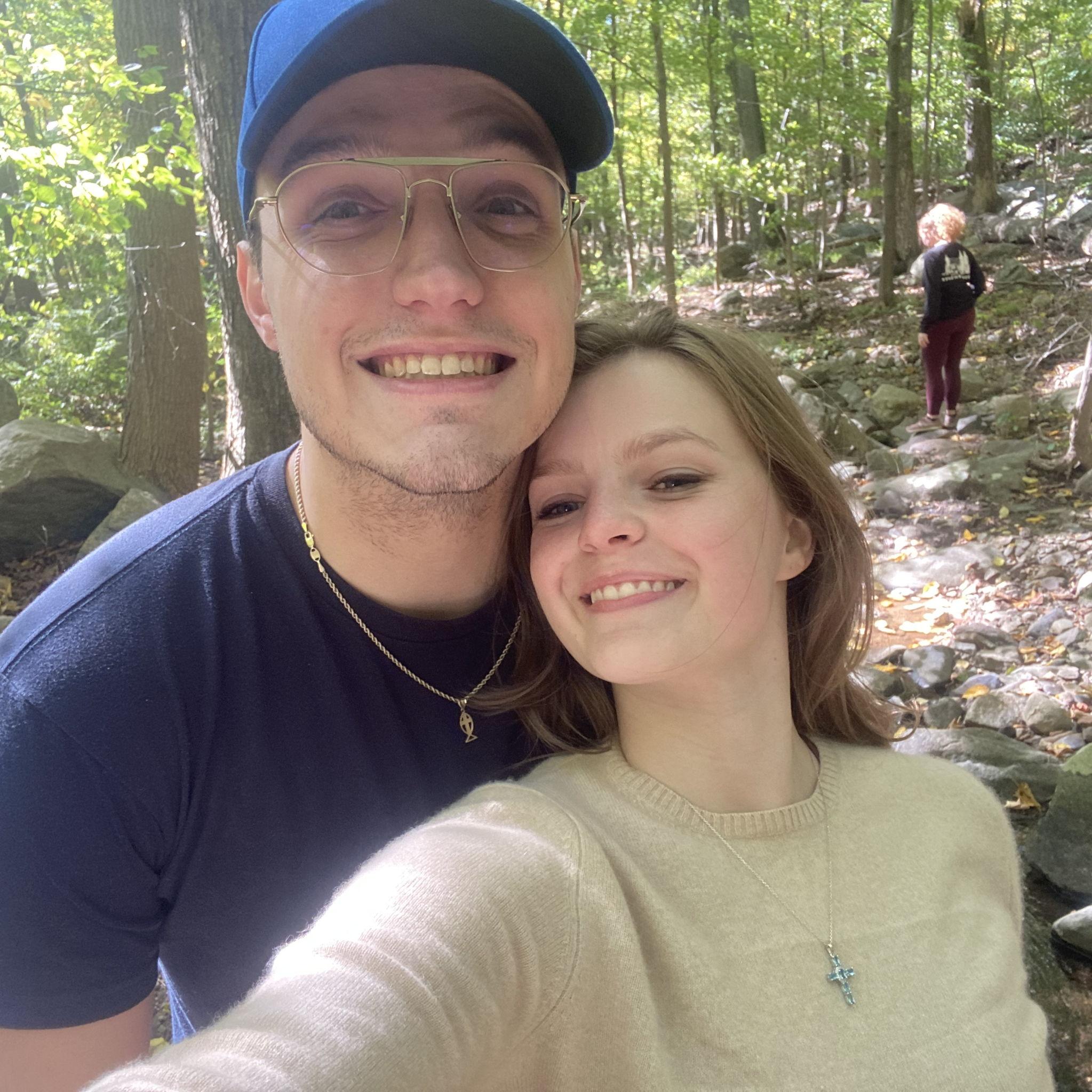 First anniversary where Eli began the tradition of going to Cold Spring with our friends Ellie and David