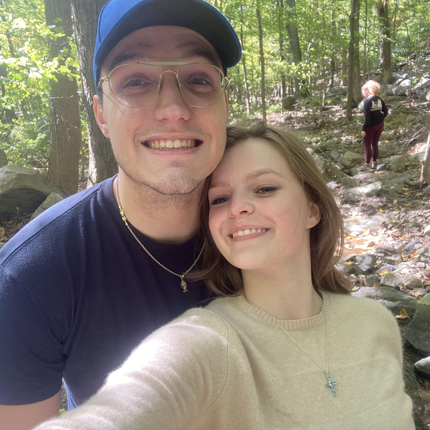First anniversary where Eli began the tradition of going to Cold Spring with our friends Ellie and David