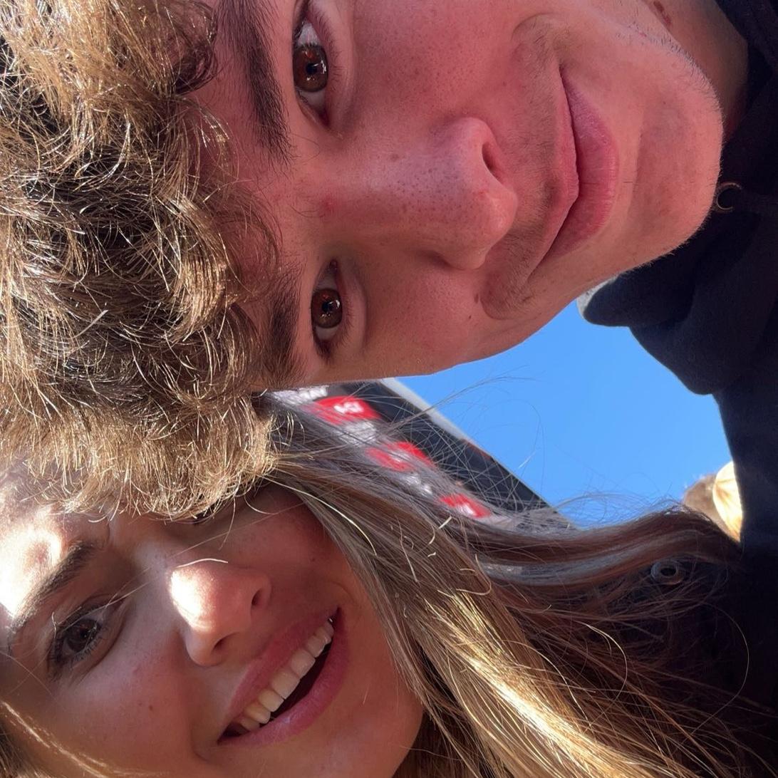 This is our unofficial "first" date where we went to see the Huskers lose to Minnesota. Fun fact: we met a day before this!