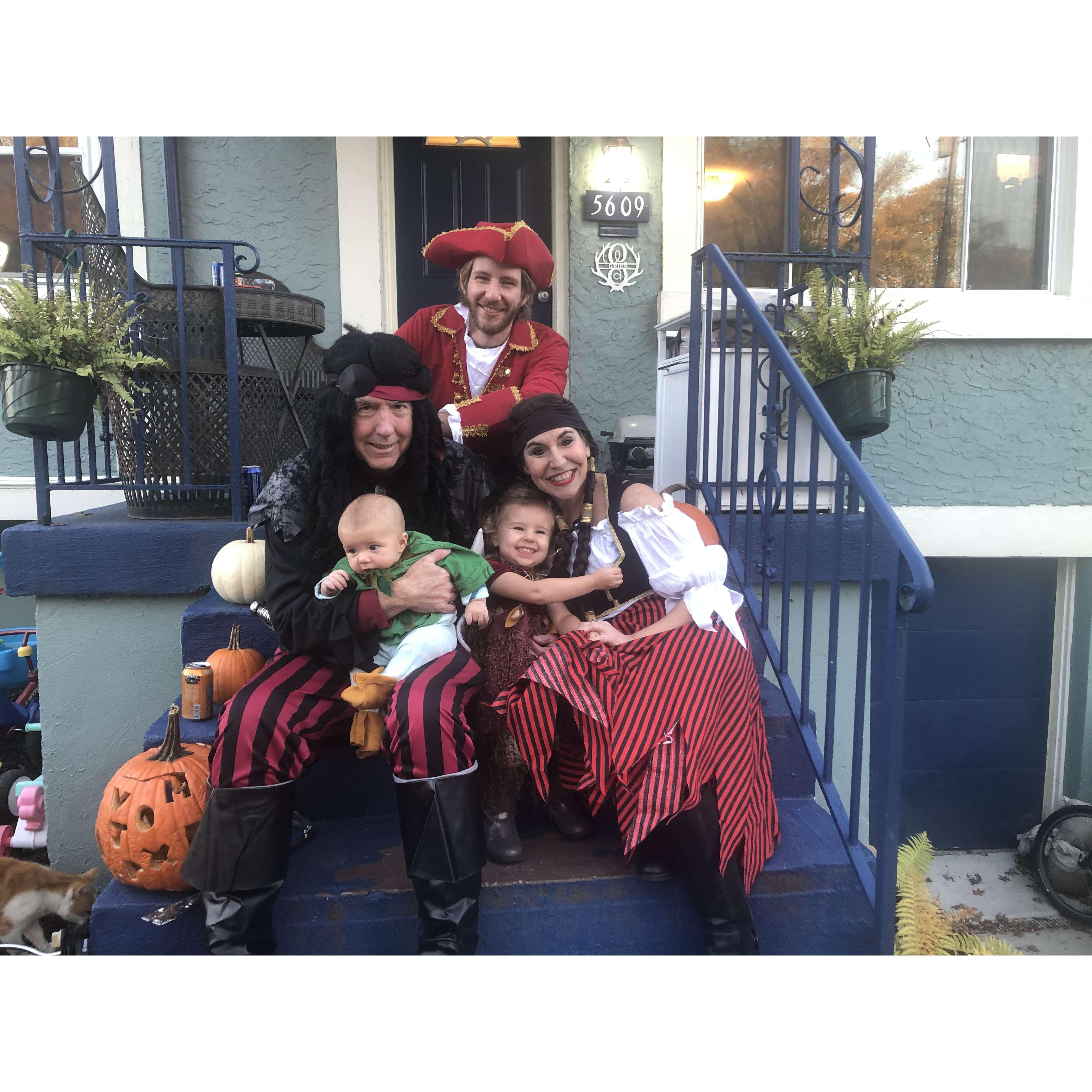Aarrggh we say! Halloween is fun fun around here!!