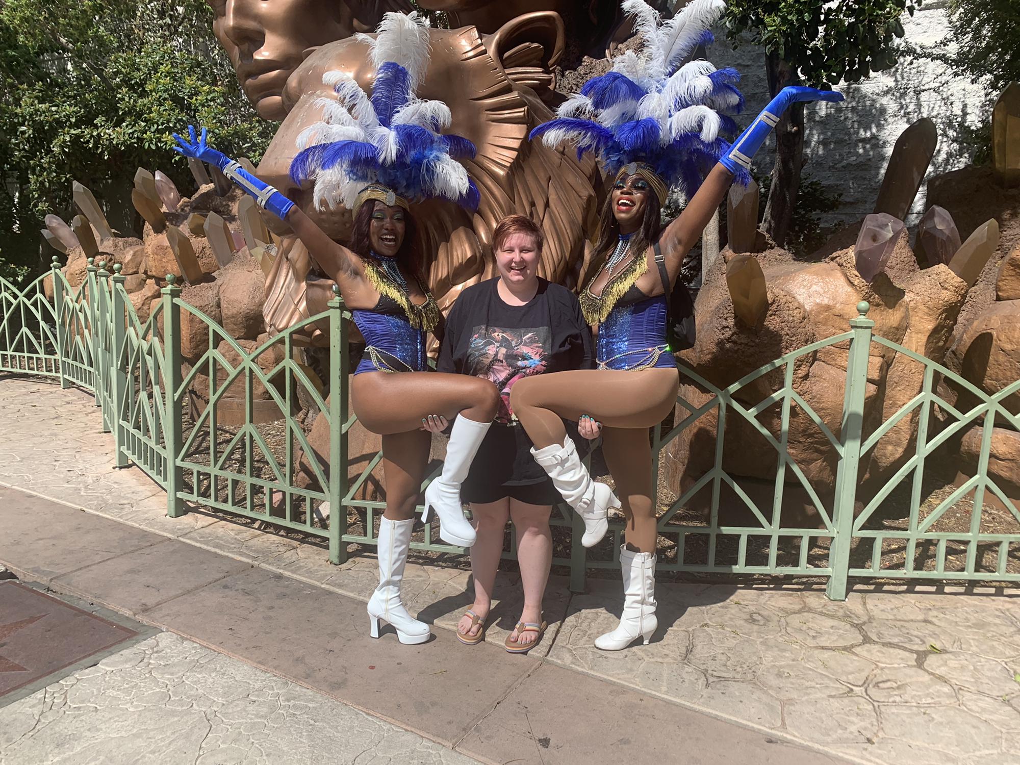 Las Vegas, 2021. Alexis got the full Vegas experience when we visited for WWE Summerslam!