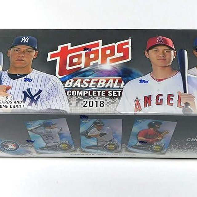 2018 Topps Baseball Complete Factory Sealed Set Target Retail Version (702 Cards + 5 Rookie Cards and 1 Rookie Cup Chrome Card) Shohei Ohtani Rookie