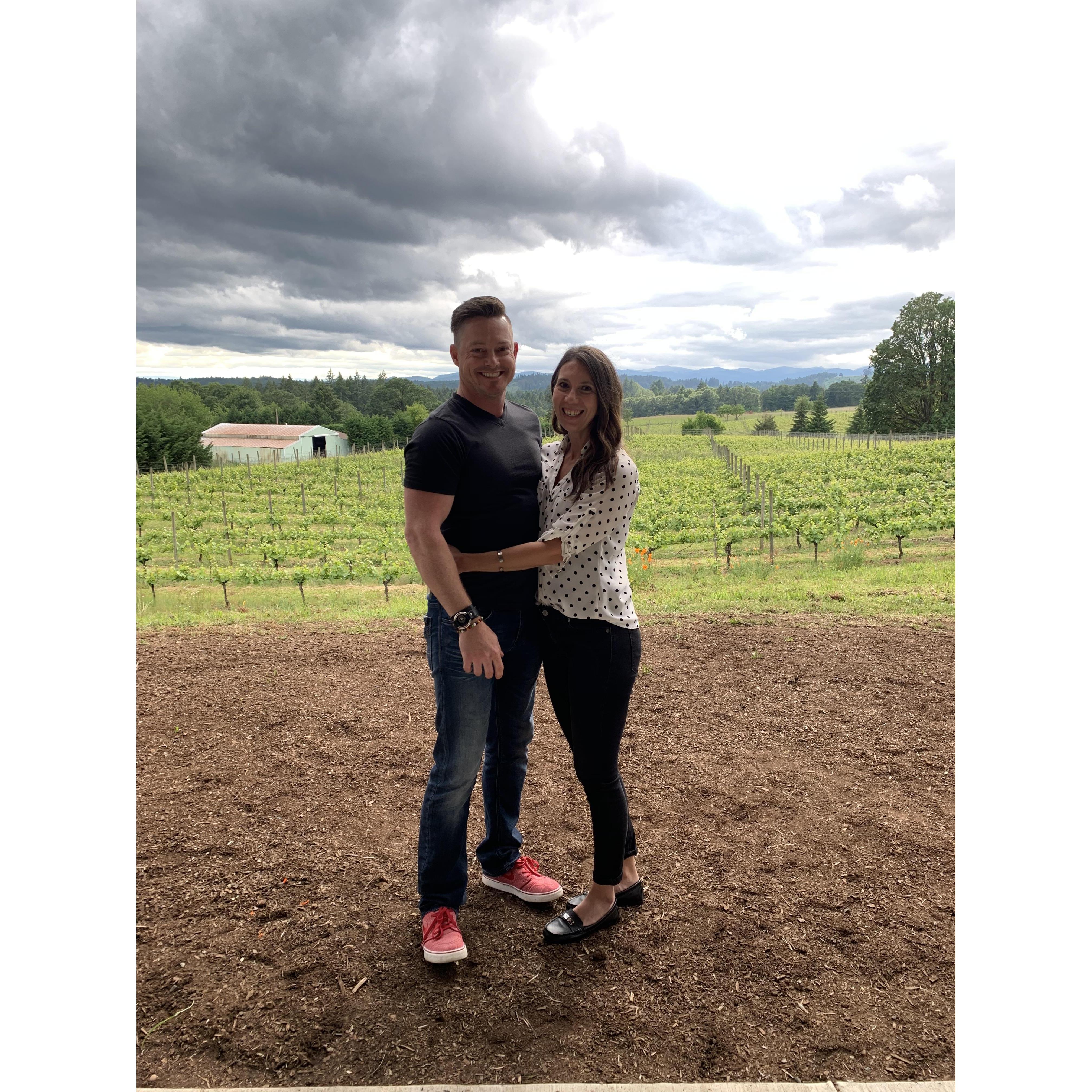 Our very first photo together, only a week after we met