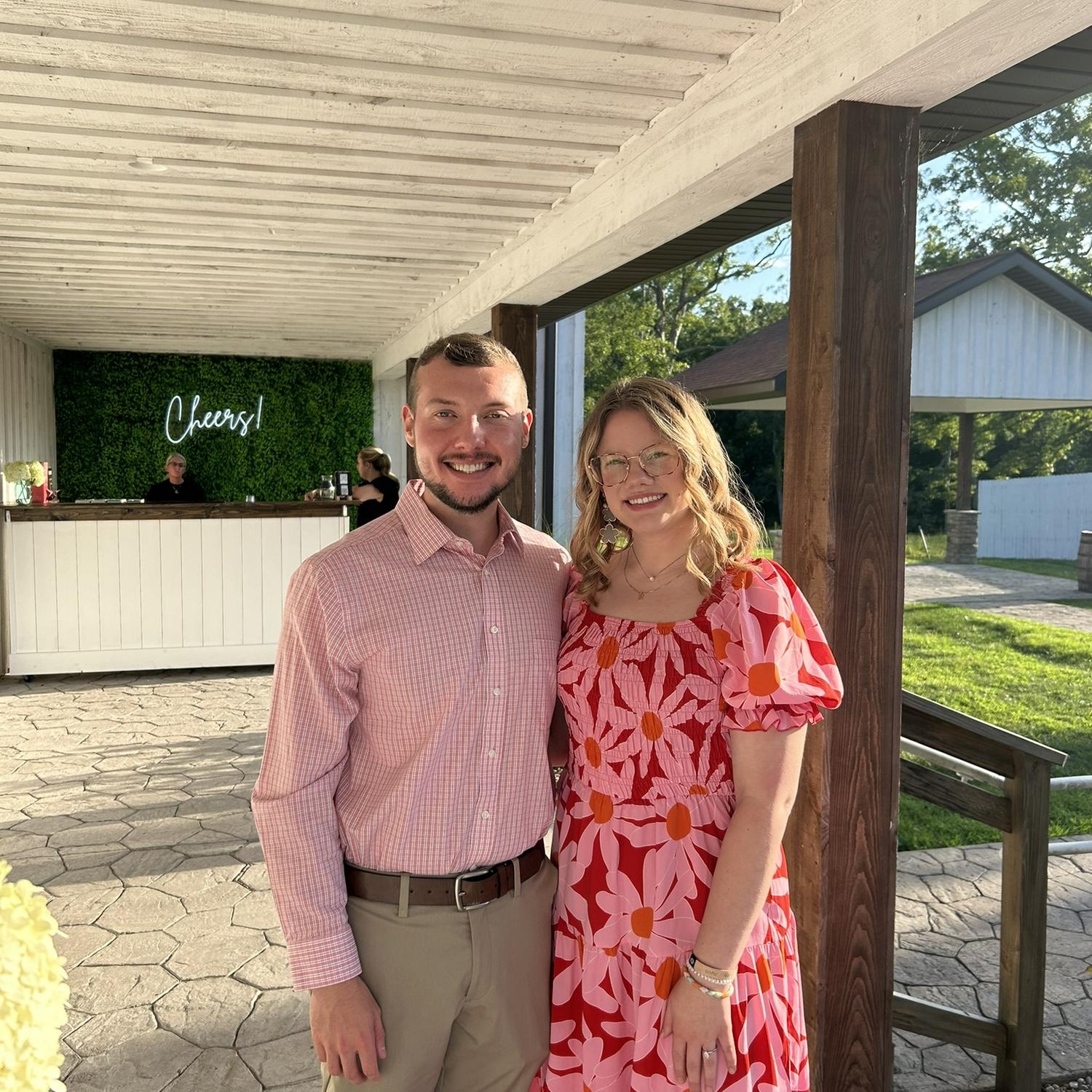 Graham and Lexie at a wedding!
