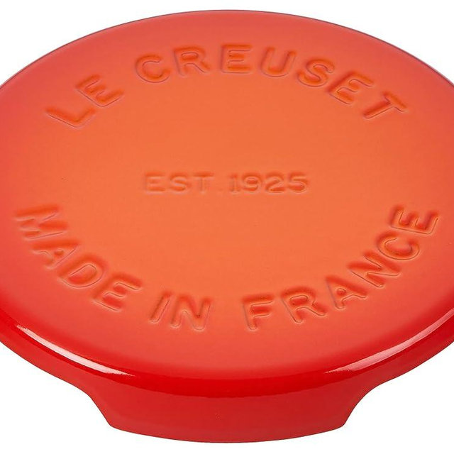 Le Creuset Enameled Cast Iron Signature Trivet, 8.8", Flame
