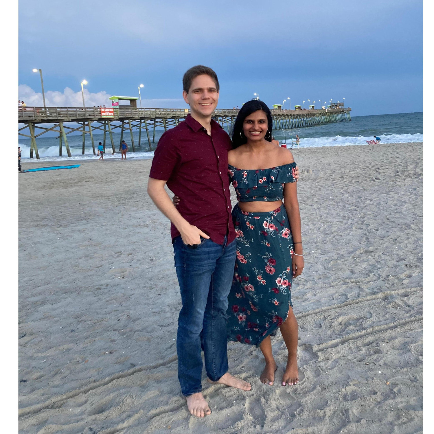 Eldon surprised Anita with a trip to the beach for her birthday!