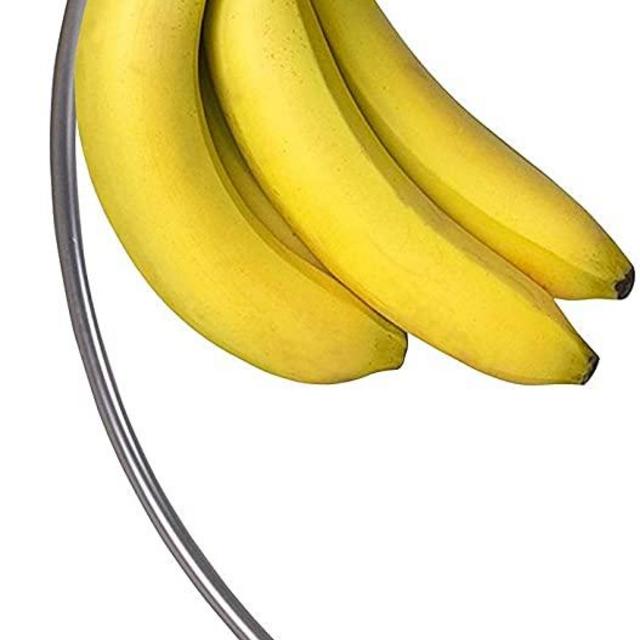 Chrome Banana Tree Holders Ripen Fruit Evenly Prevents Bruising & Spoiling Chrome Shiny Silver Finish
