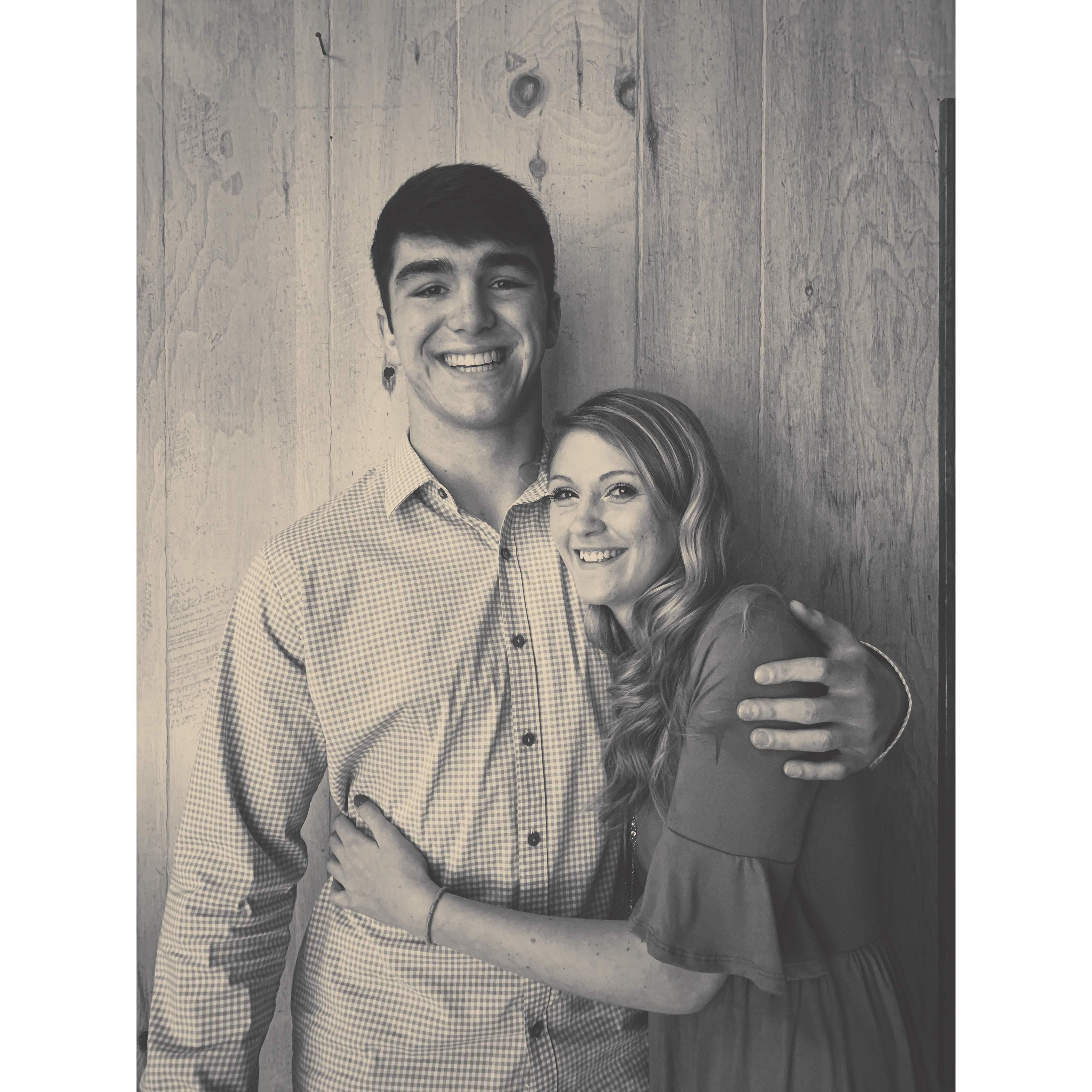 Lucas' favorite picture of us!