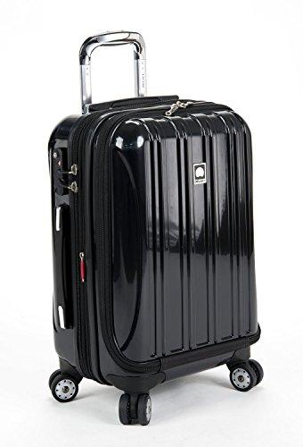Delsey CARRY-ON Expandable Spinner Trolley (One Size, Black)