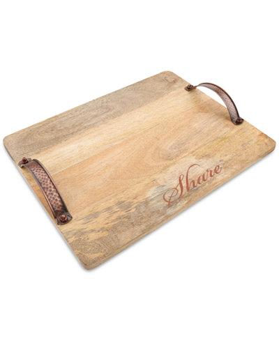 Harvest Share Wood Handled Tray