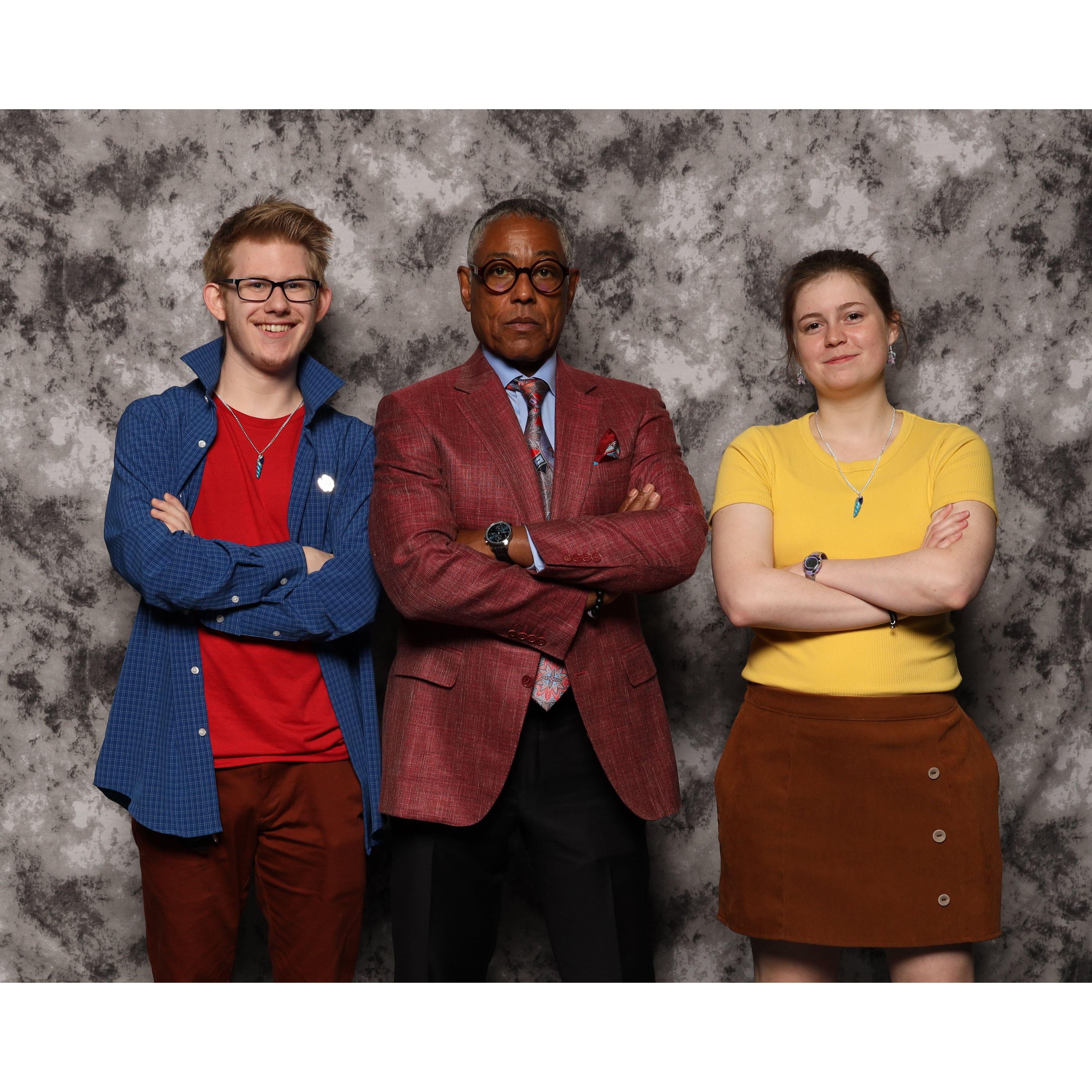 Picture with Giancarlo Esposito at Rose City Comic Con 2022