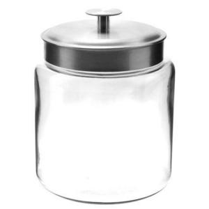 Anchor Hocking 96oz. Montana Jar with Brushed Aluminum Lid